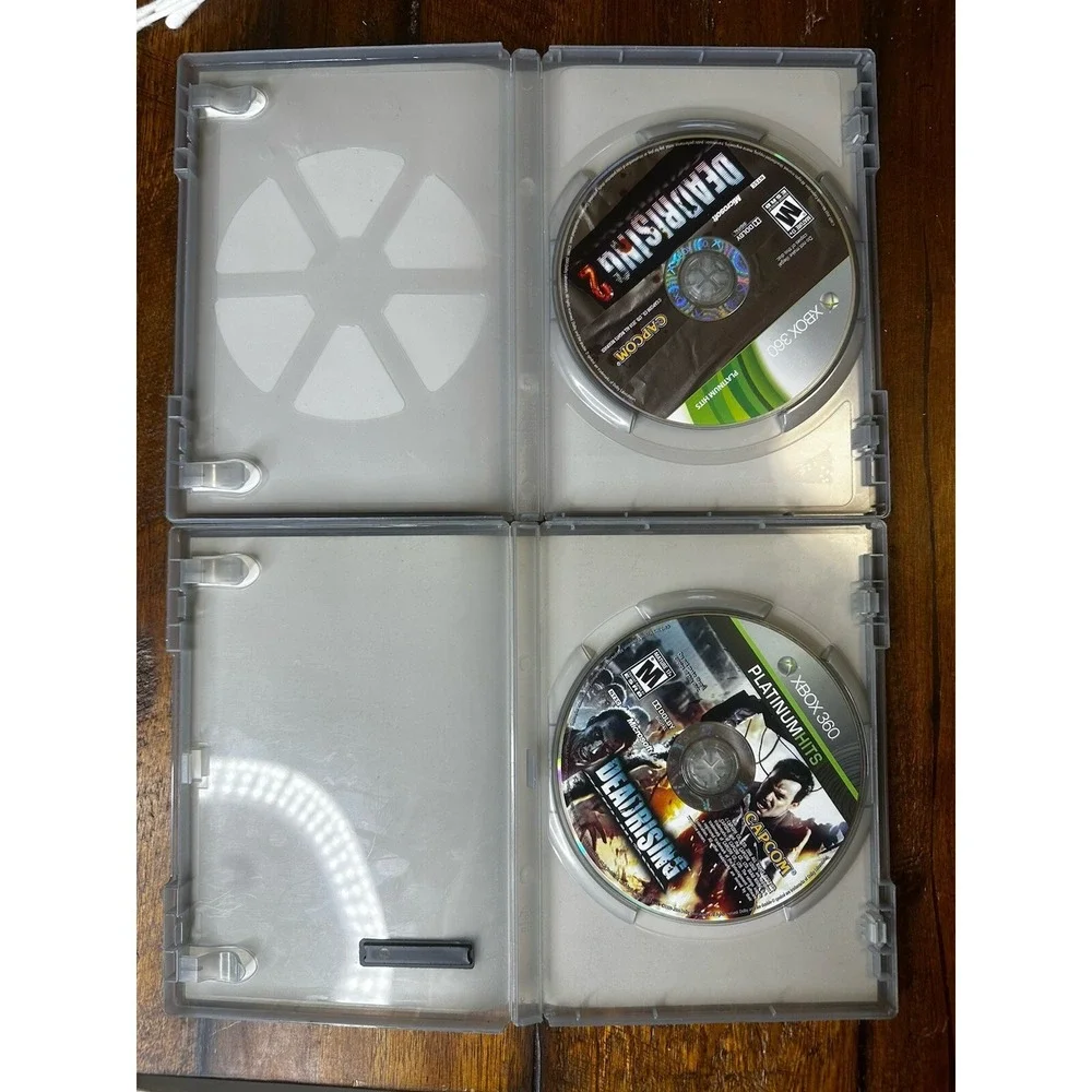 Microsoft Xbox 360 Disc CASE No Manual TESTED Dead Rising 1 + 2 Bundle Lot